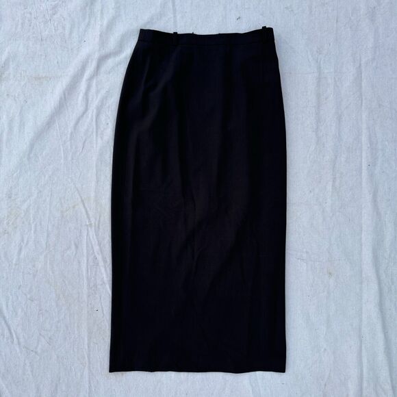 Jil Sander Made in Italy Suit Size 36 / Skirt Size 38 Wool Set Dress Black - Picture 11 of 16